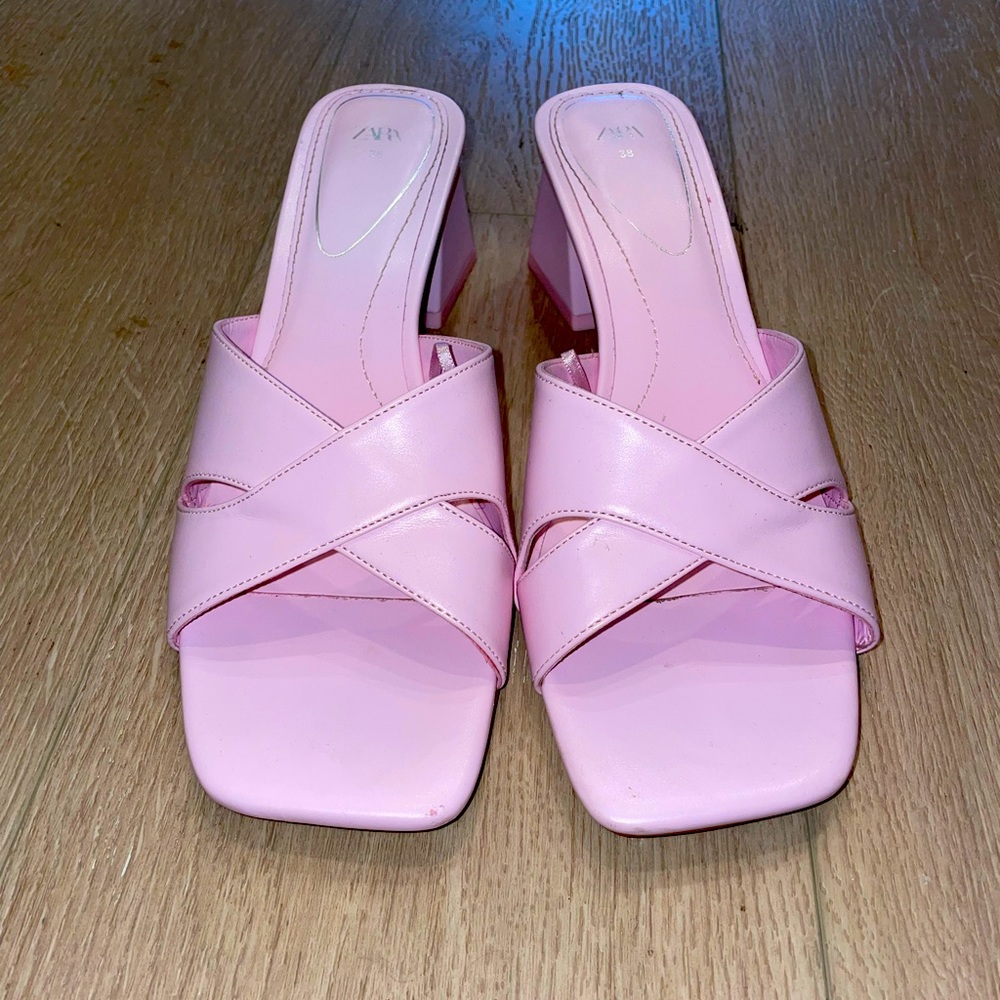 Zara Baby Pink Heels